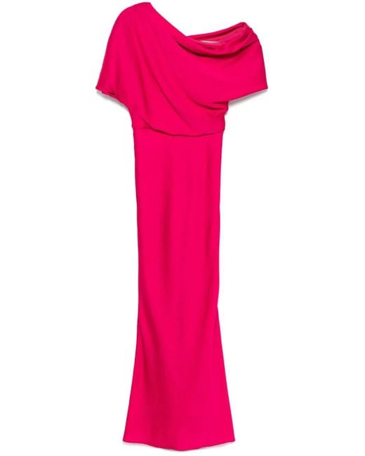 Vestido forjado Amsale de color Pink