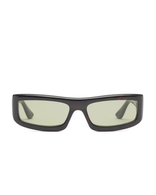 Port Tanger Gray Rectangle Tortoiseshell Sunglasses