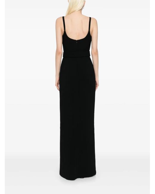 Rebecca Vallance Black Sleeveless Dress