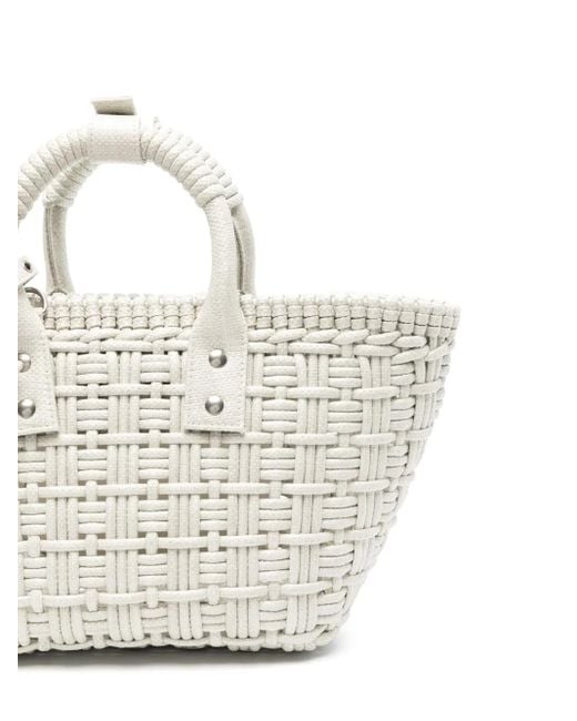 Balenciaga White Bistro Xs Tote Bag
