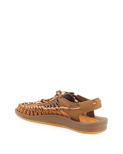 Keen Brown Uneek Woven Sandals for men