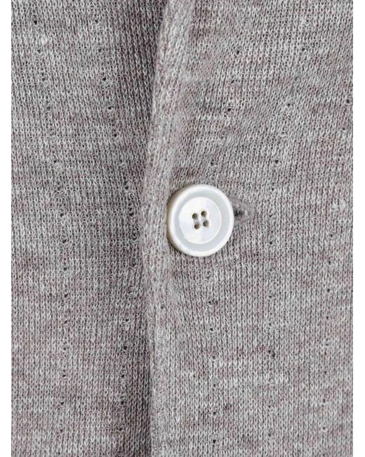 Lardini Gray Single-Breasted Blazer for men