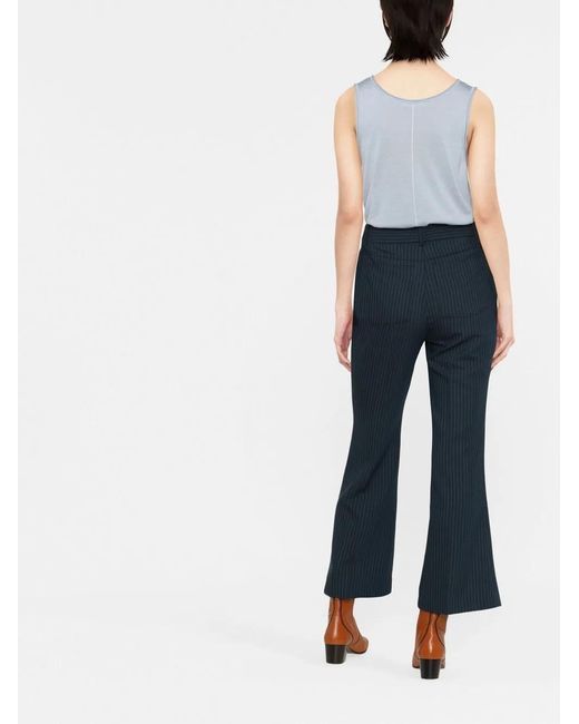 Stella McCartney Flared Broek in het Blue