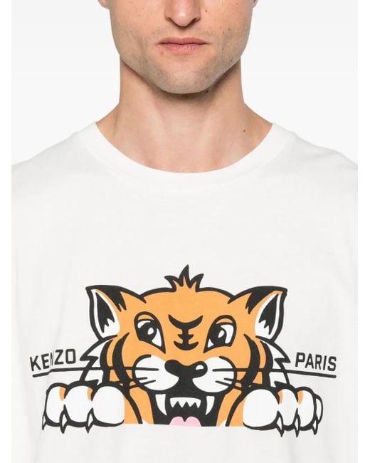 Farfetch Tshirt Tigre Kenzo Kenzo Tiger Varsity Cotton T-shirt