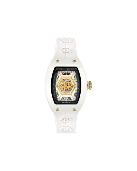 Philipp Plein Crypto Queen $now White 44 Mm Horloge