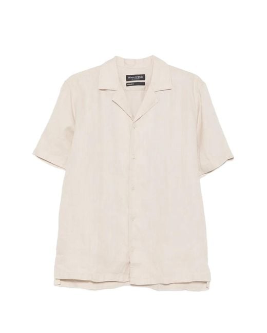 Marc O' Polo White Short-Sleeve Shirt for men