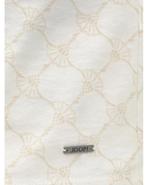 Joop! White Jesse Patterned Polo Shirt for men