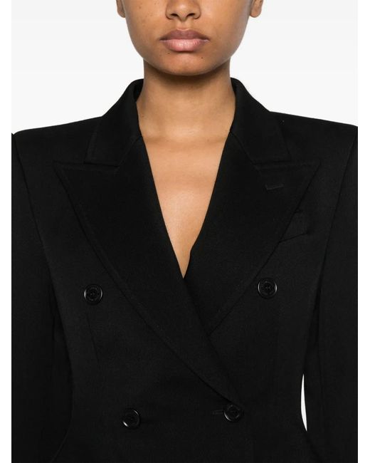 Balenciaga Black Wool Double-Breasted Jacket