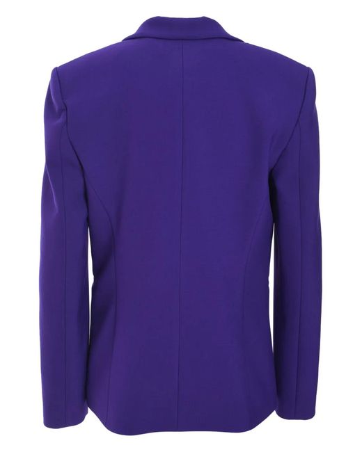 SIMONA CORSELLINI Blue Single-Breasted Blazer