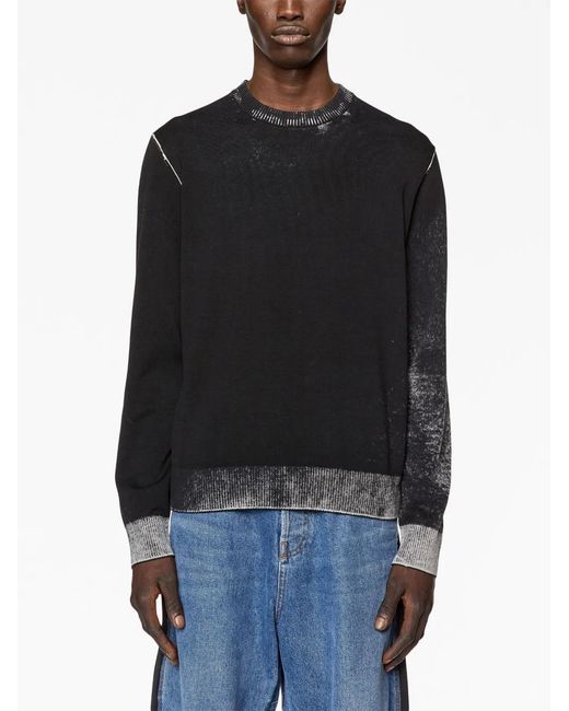 DIESEL Blue Sweaters for men