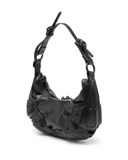 Innerraum Black Small Half Moon Shoulder Bag