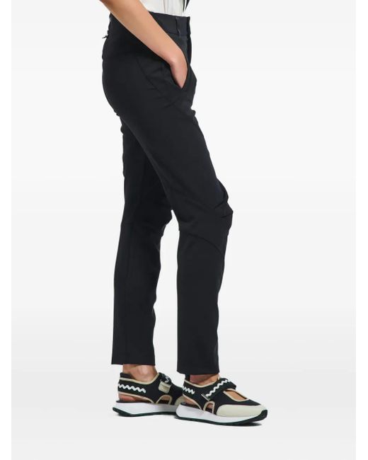 High Black Tapered Trousers