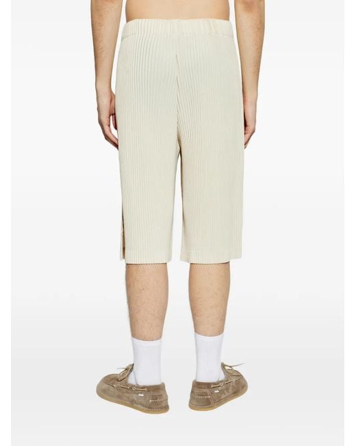 Homme Plissé Issey Miyake White Short Wear Or Wrap Plissé for men