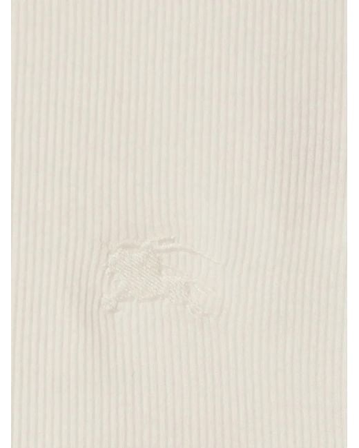 Burberry Natural Adjustable-Drawcord Tank Top