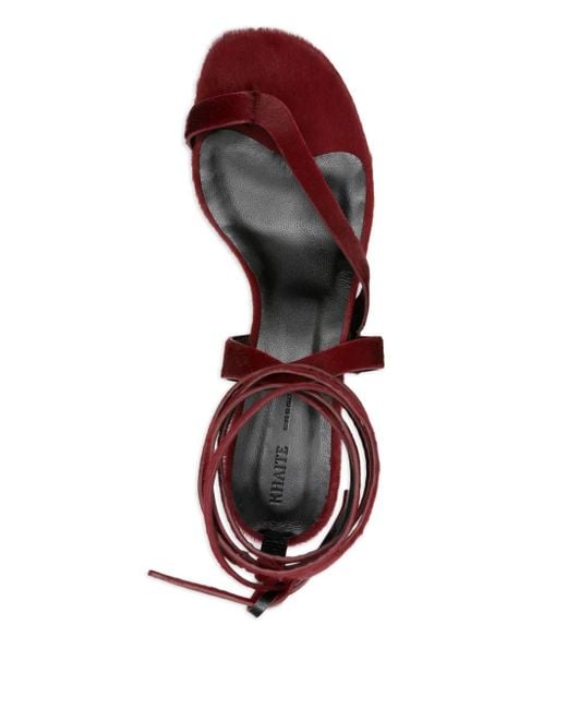 Khaite Brown 35Mm Aimee Heeled Sandals