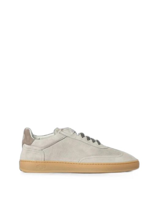 Soldini 80 White Akira Suede Sneakers for men
