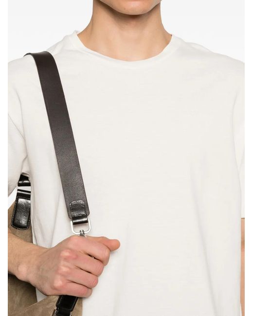 Roberto Collina White Round-Neck T-Shirt for men
