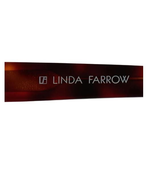 Linda Farrow Black Top-Bar Square-Frame Sunglasses