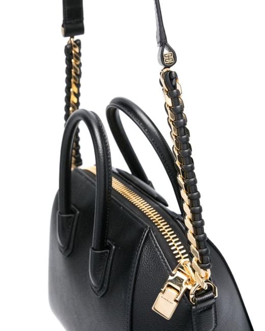 Mini sac Antigona en cuir Givenchy en coloris Black