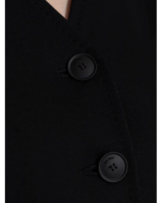 Max Mara ストラクチャード トップ Black
