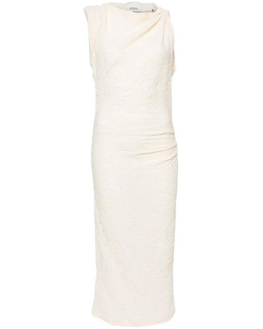 Isabel Marant White Franzy Midi Dress
