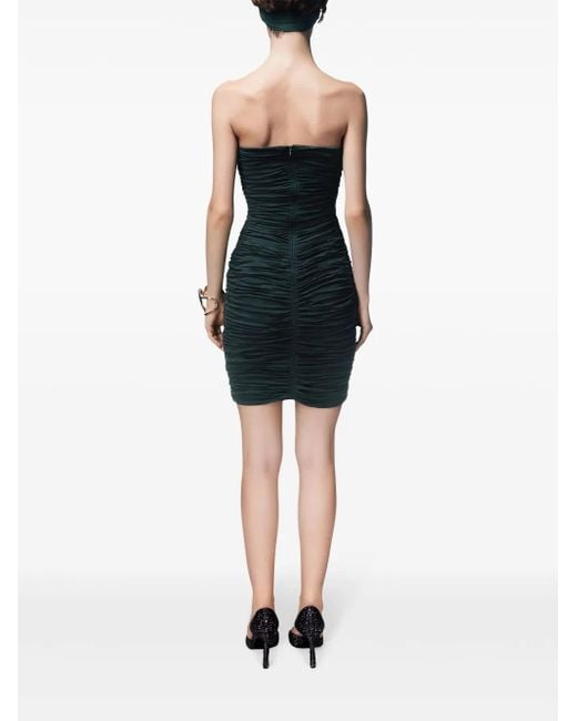 Vestido En Color Verde Oscuro Talla (También En Xs) Area de color Black