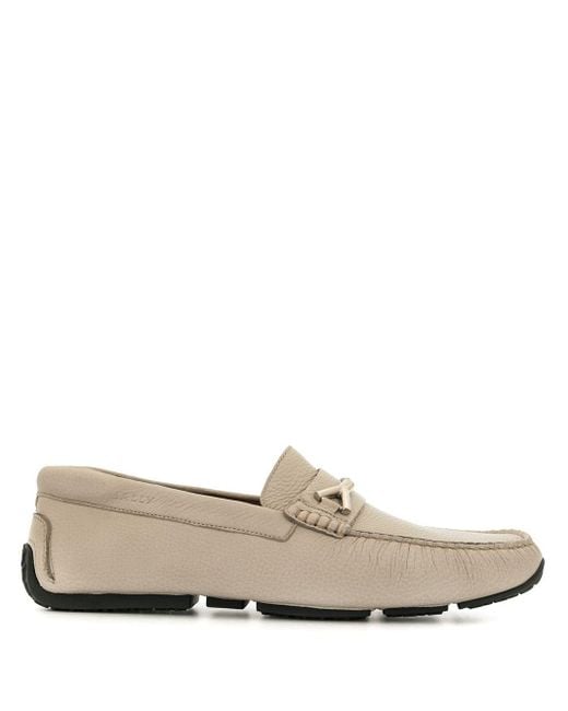 Bally Loafers Met Geweven Band in het Wit voor heren - Lyst