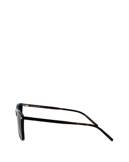 Saint Laurent Black Sl 895 Rectangle-Frame Sunglasses