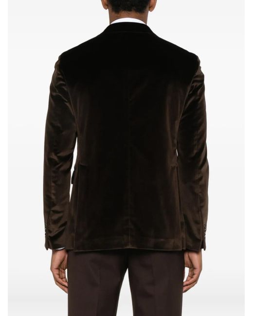 Tagliatore Black Velvet Jacket for men