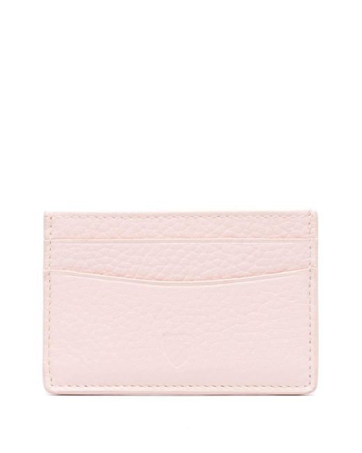 Aspinal Pink Leather Card Holder