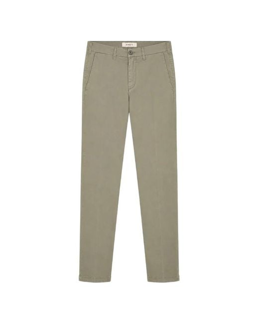40 Weft Green Lenny Straight-Leg Trousers for men
