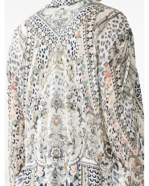 Cárdigan Marble Heaven Camilla de color Gray