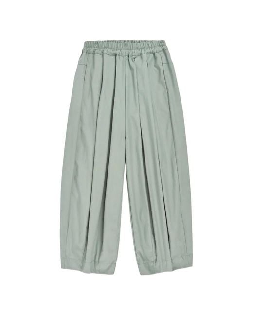 Psophia Green Pleated Trousers