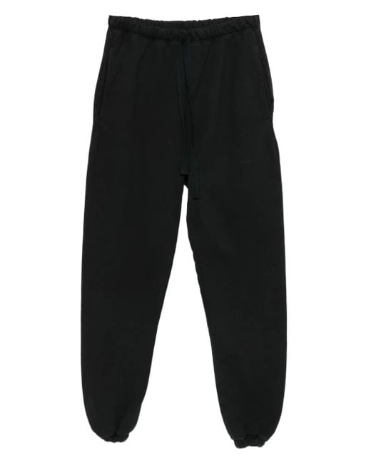 Ih Nom Uh Nit Black Drawstring-Waist Trousers for men