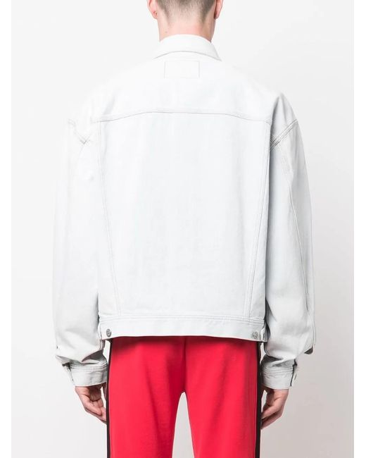 DIESEL White D-Lillo Denim Jacket for men