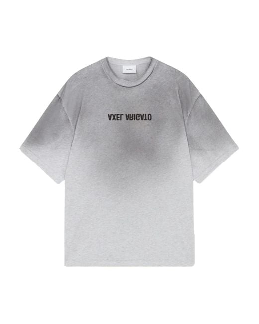Axel Arigato Distort T-Shirt in Gray für Herren
