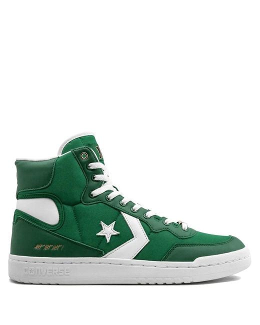 Converse Green Fastbreak "Think 16" High-Top Sneakers