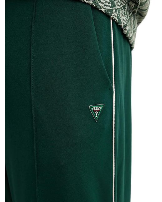 Guess Green Side-Piping Track Pants for men