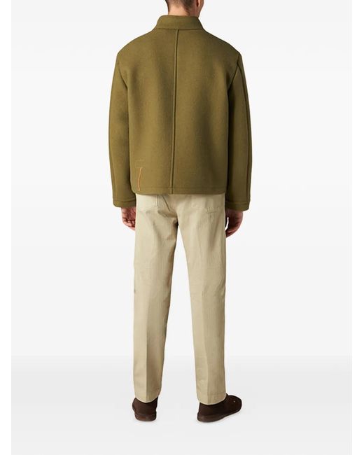 Fortela Green Miller Patch-Pocket Jacket for men