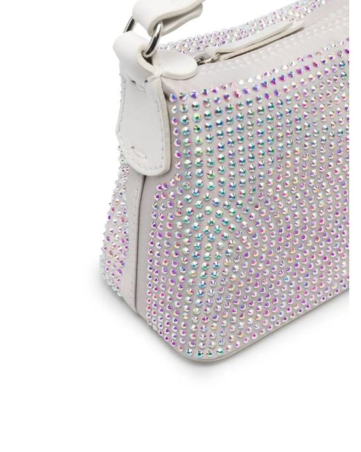 Liu Jo White Zipped Top-Handle Tote Bag