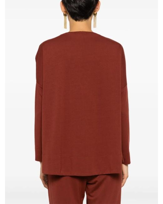 Lenny Niemeyer T-Shirt Met Verlaagde Schouders in het Red
