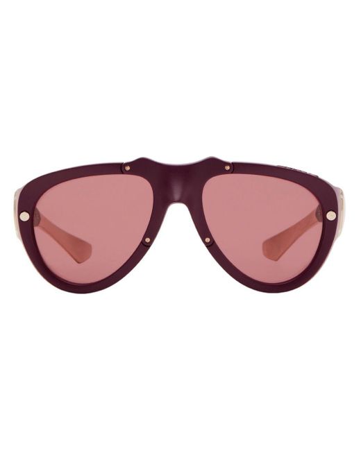 Burberry Pink Shield Mask Sunglasses
