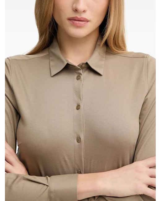 Mos Mosh Blue Buttoned Long-Sleeve Shirt
