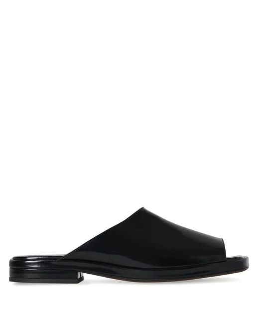The Row Black Emi Mules