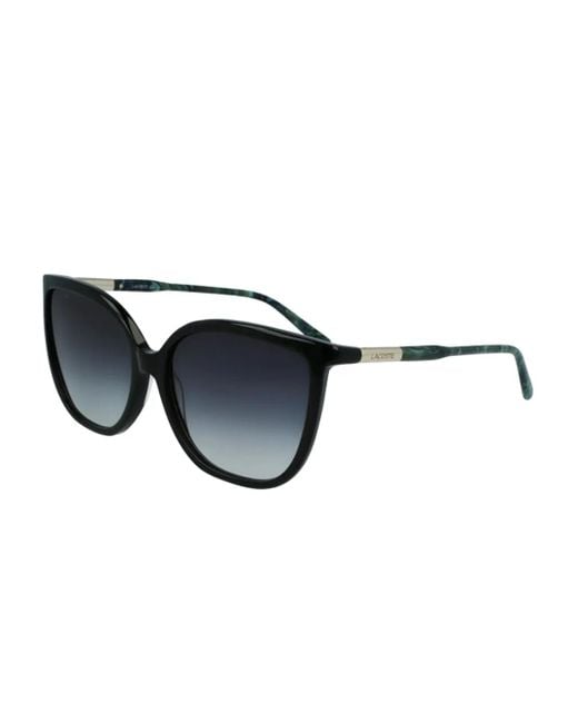 Lunettes De Soleil À Monture Papillon Lacoste en coloris Black