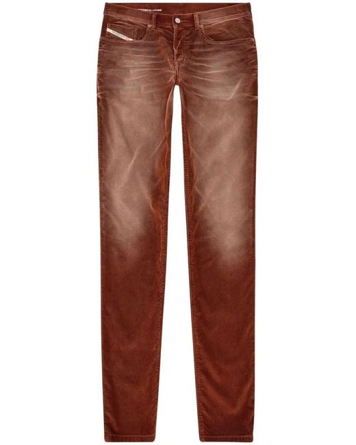 DIESEL Brown 2023 D-Finitive Tapered Jeans for men