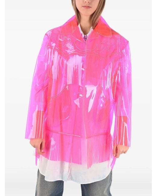 Maison Margiela Pink Fringed Jacket