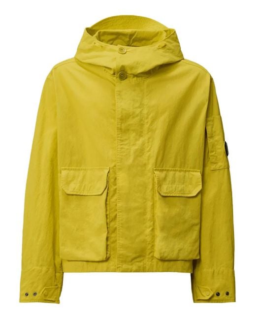 Veste Multi-Poches À Capuche C P Company pour homme en coloris Yellow