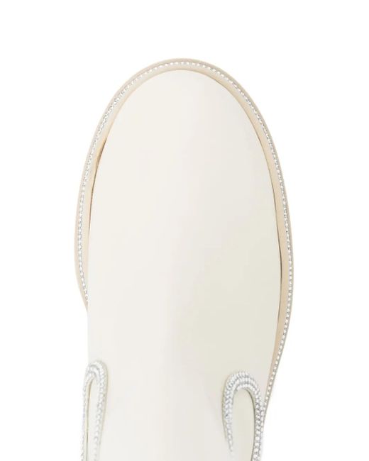 Rene Caovilla White Onda Boots