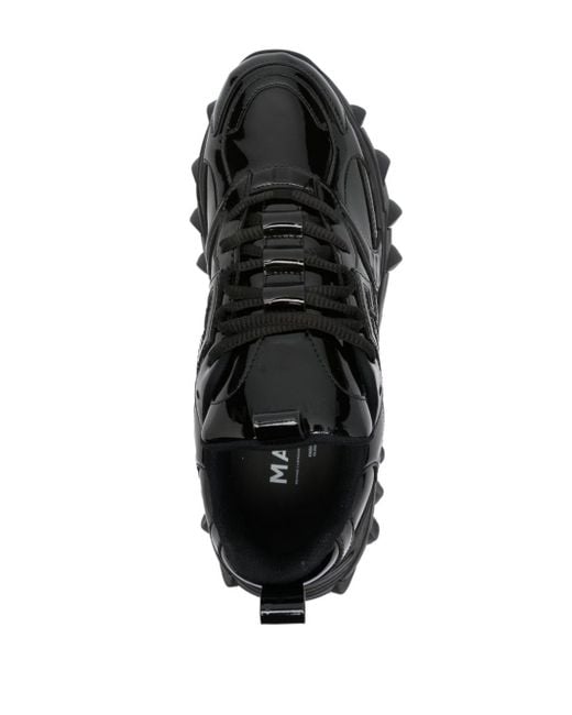 Balmain Black B-east Pb Leather Sneakers for men